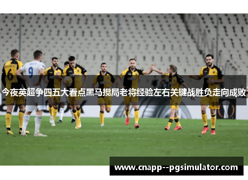 今夜英超争四五大看点黑马搅局老将经验左右关键战胜负走向成败 今夜英超争四五大看点黑马搅局老将经验左右关键战胜负走向成败